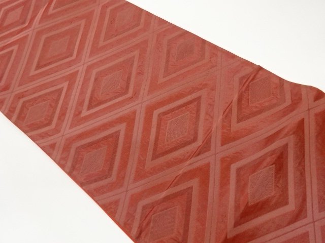 JAPANESE KIMONO / FUKURO OBI / WOVEN RHOMBUS